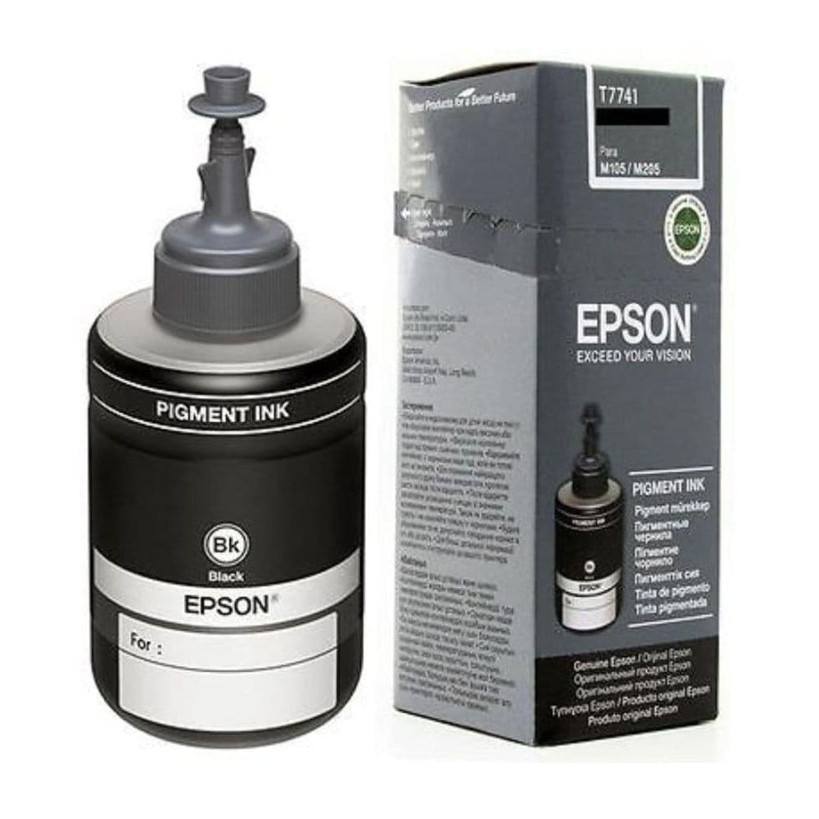 Tinta Epson 7741 Black Original untuk M110 M200