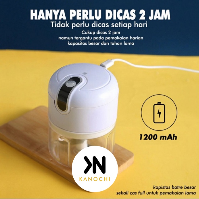 CHOPPER MINI PORTABLE USB BLENDER PORTABLE MINI BUMBU DAPUR