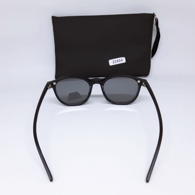 Kacamata 5 lensa CLIP ON 2245 lensa Polarized hitam bisa di pasang lensa minus