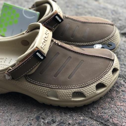 ⅎ Sandal Pria Crocs Yukon mesa Original/CROCS/CROCS YUKON/SANDAL CROCS - Hitam, 40 ☉