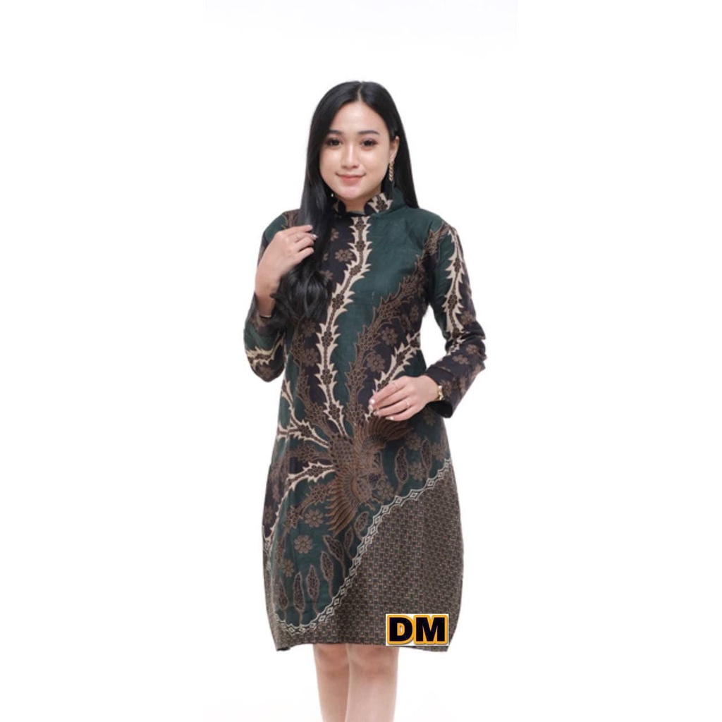 Atasan Batik Wanita Dolby Dolbi Dobby Doby Tenun Sutra Halus Best Seragam Batik MurahBatik Agung-L