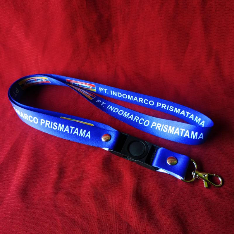 READY ✅ LANYARD IDCARD INDOMARCO INDOMARET SATUAN MURAH TALI ID CARD PRINTING CUSTOM