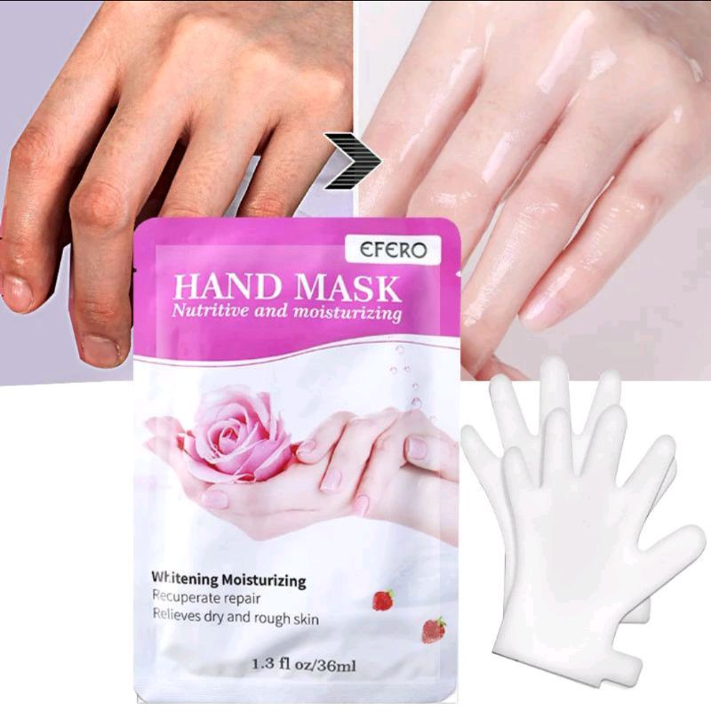 1 pasang Efero Nutritive And Moisturizing Hand Mask Masker Tangan