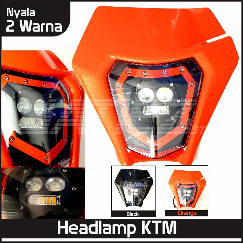 Lampu Led KTM - Headlamp LED KTM EXC EXCF 2 Warna