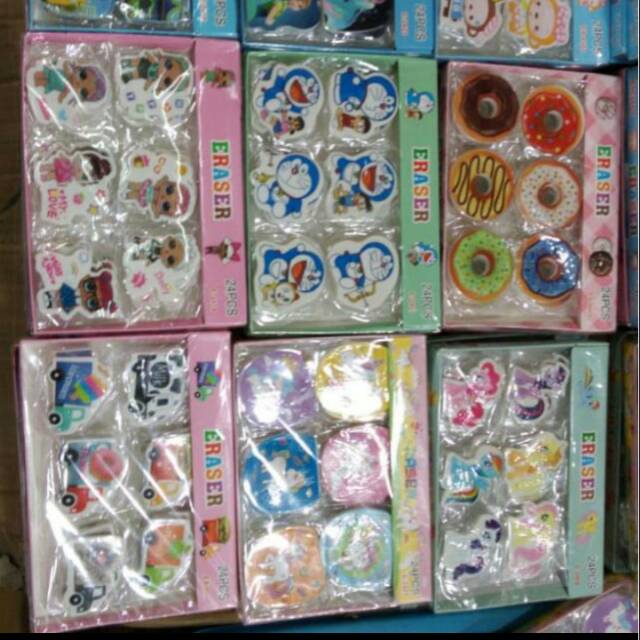 

Penghapus Karakter / Penghapus LOL / Doraemon / Donut