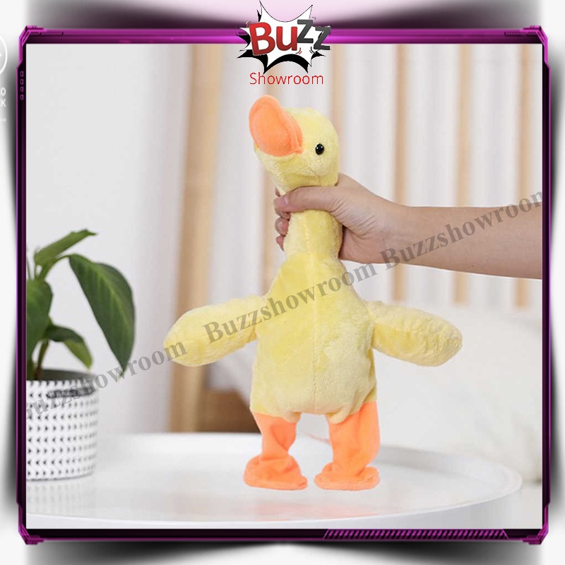 Walking Singing Duck Mainan Anak Boneka Bebek Meniru Suara Berjalan Bernyanyi