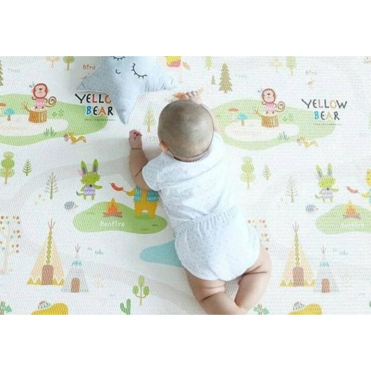 Matras Playmat Premium Bonus Tas / Playmat Bayi Import Double Pad / Matras Main Bayi