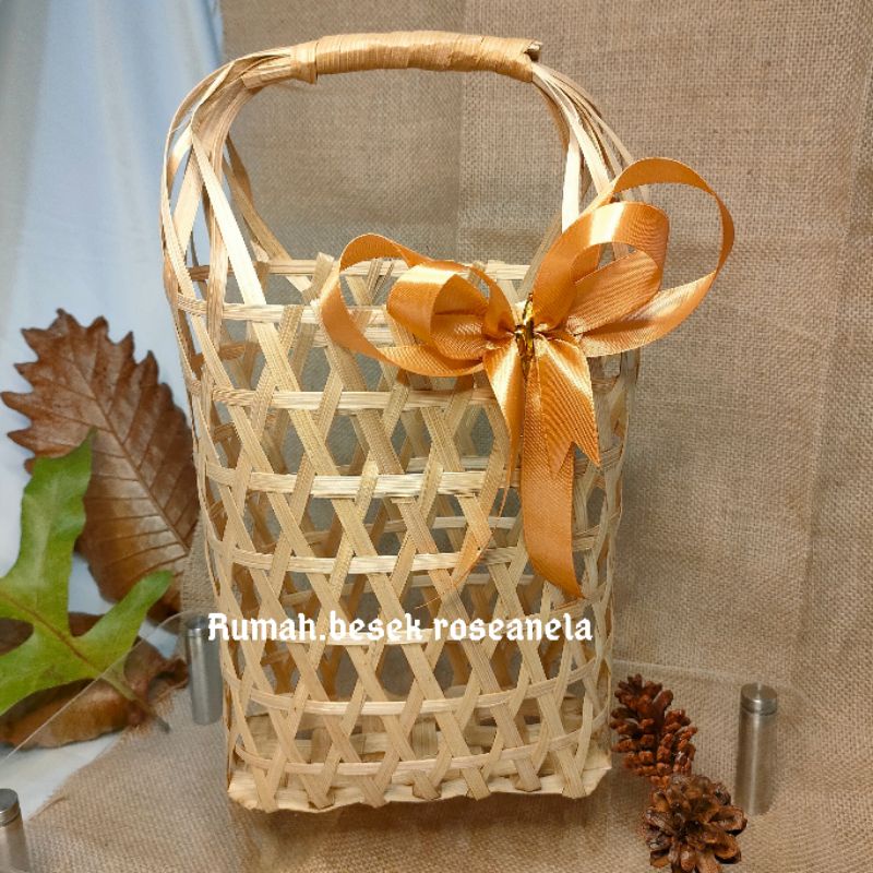 Keranjang Bambu Keranjang Buah Keranjang Snack Keranjang anyaman bambu