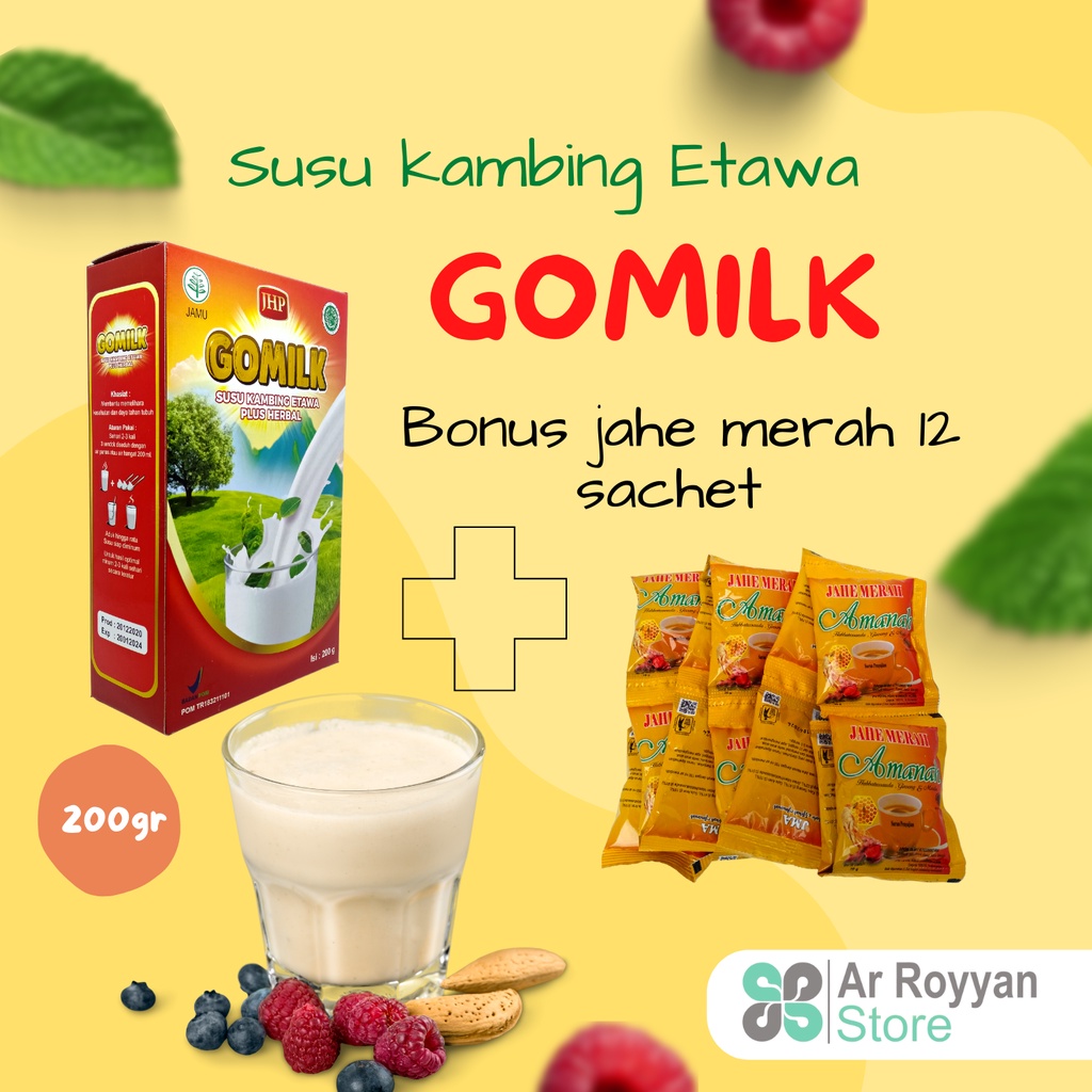 

GOMILK SUSU KAMBING ETAWA PLUS HERBAL [Bonus jahe serenceng]