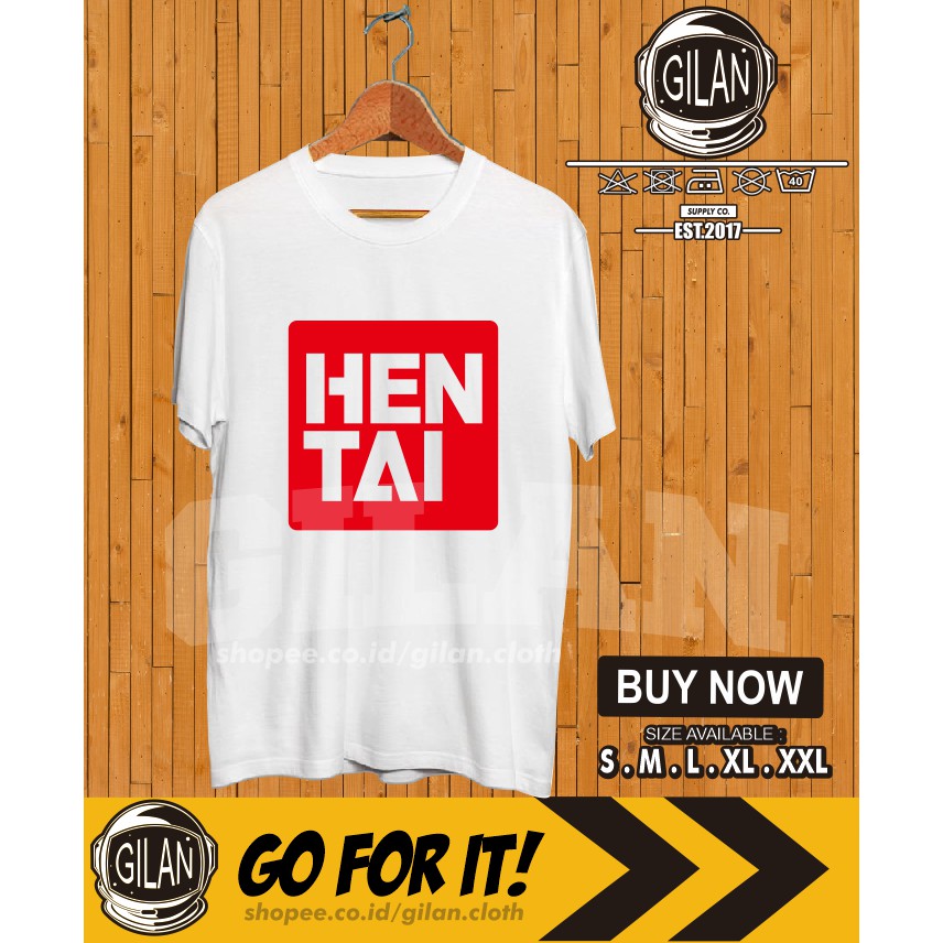 KAOS BAJU DISTRO HENTAI JEPANG ANIME MANGA -