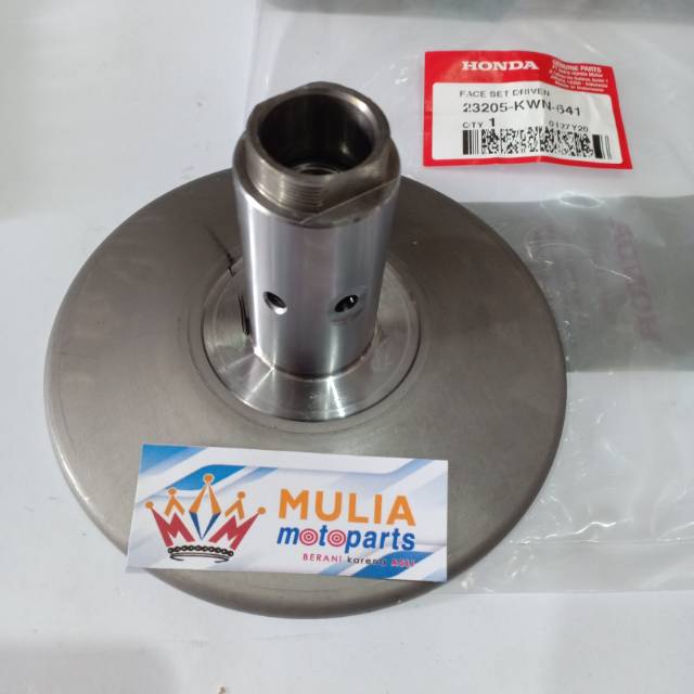 PULLEY + CERBI VARIO 125 NON LED HGP ASLI 23205-KWN-641 FACE SET DRIVEN PULLY COWO VARIO 125 OLD 232