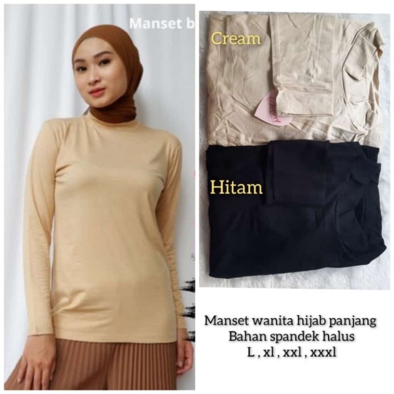 NEW MANSET WANITA KERAH / MANSET HIJAB KERAH / MANSET MURAH