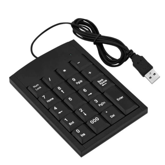 Portable Mini Keyboard Numeric Wired USB