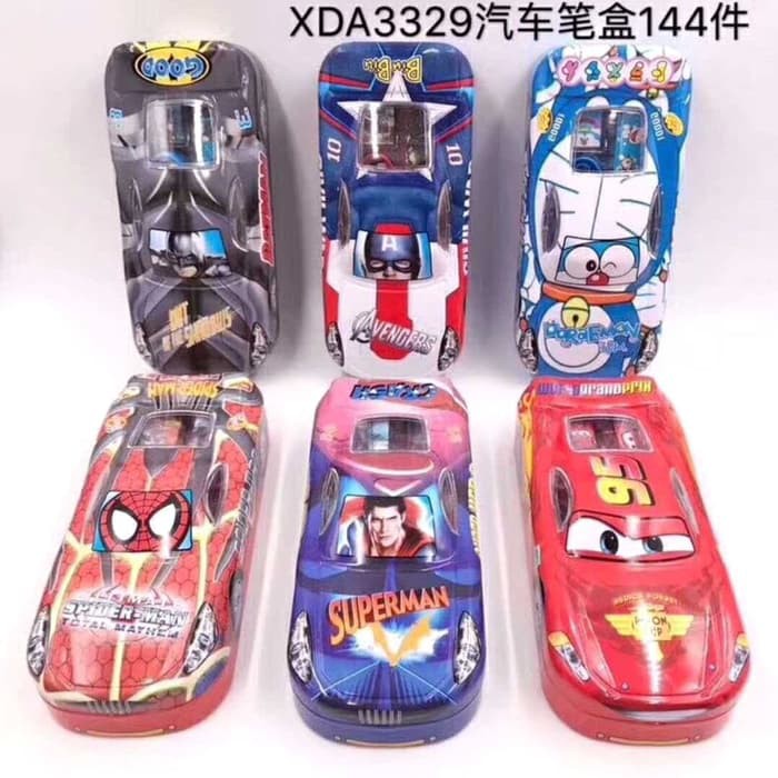 

Kotak tempat pensil besi CARS / BATMAN - Superman