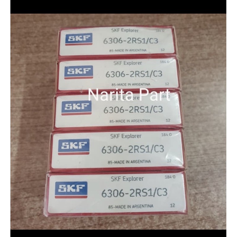 Bearing 6306 2RS SKF Asli