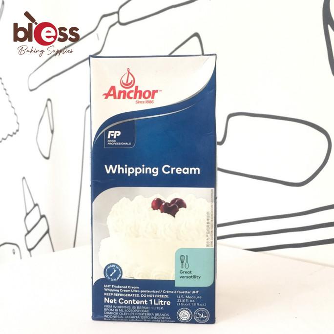 

(BISA COD) ANCHOR WHIPPING/COOKING CREAM 1LT / WAJIB OJEK!!!