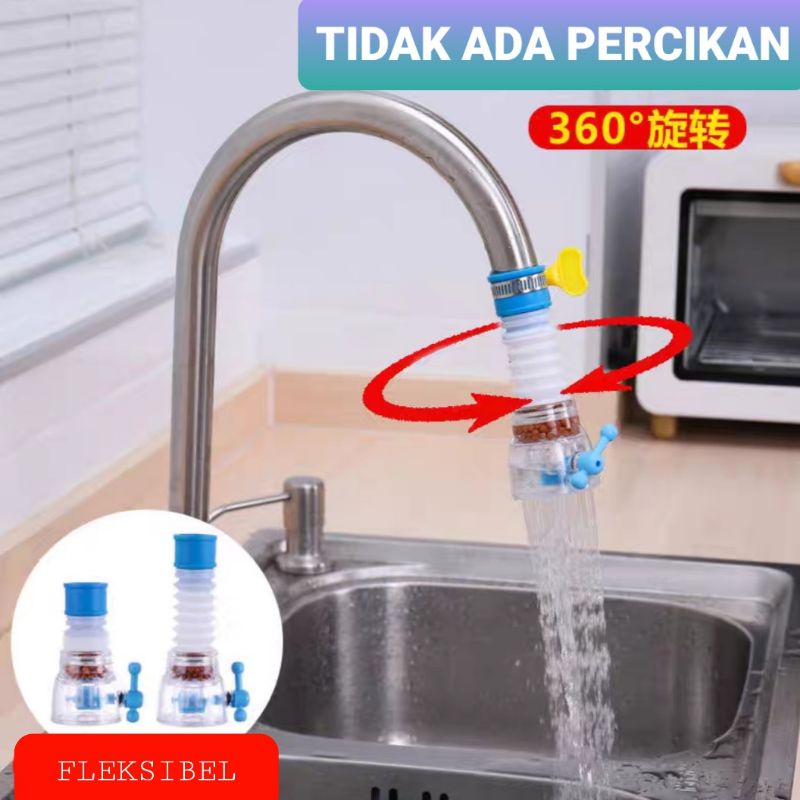 Sambungan Kran 2 Mode Air Water Filter 5 Saringan 1 Lapis Batu Penyaringan jernih