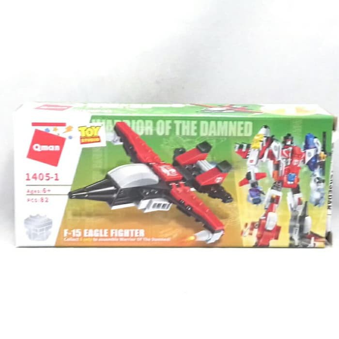 Block Qman Satuan 1405-1 F-15 Eagle Fighter