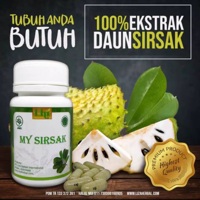 

Kapsul Herbal Ekstrak MY SIRSAK Dr. Liza