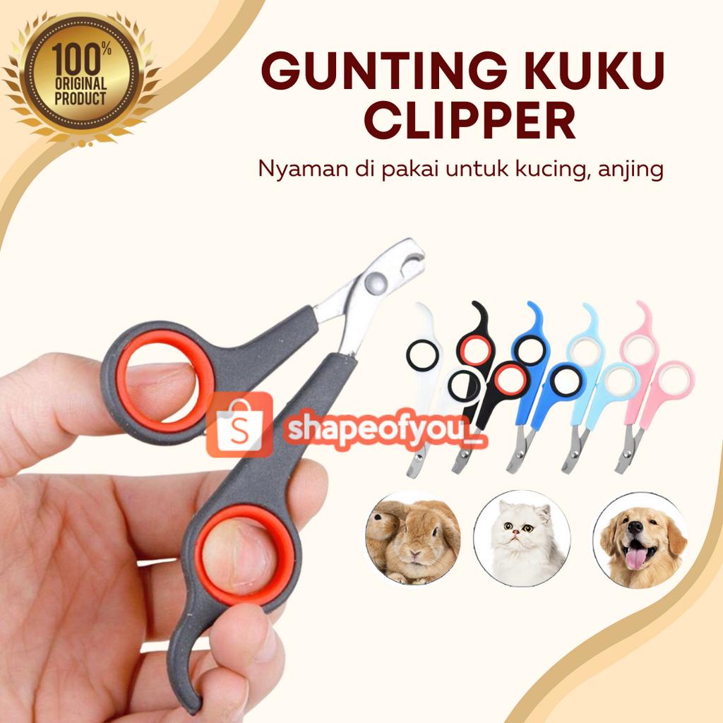 Gunting Kuku Anjing Kucing Alat Pemotong Kuku Hewan Peliharaan Pet Nail Clipper Murah