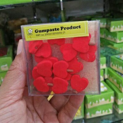 

Gumpaste model Apel Dekorasi Kue Tart/Cup Cake