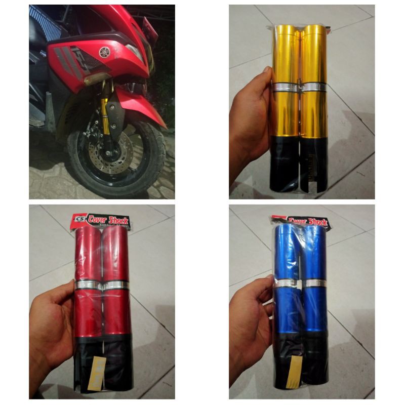 cover shock aerox 155 covershock depan yamaha aerox