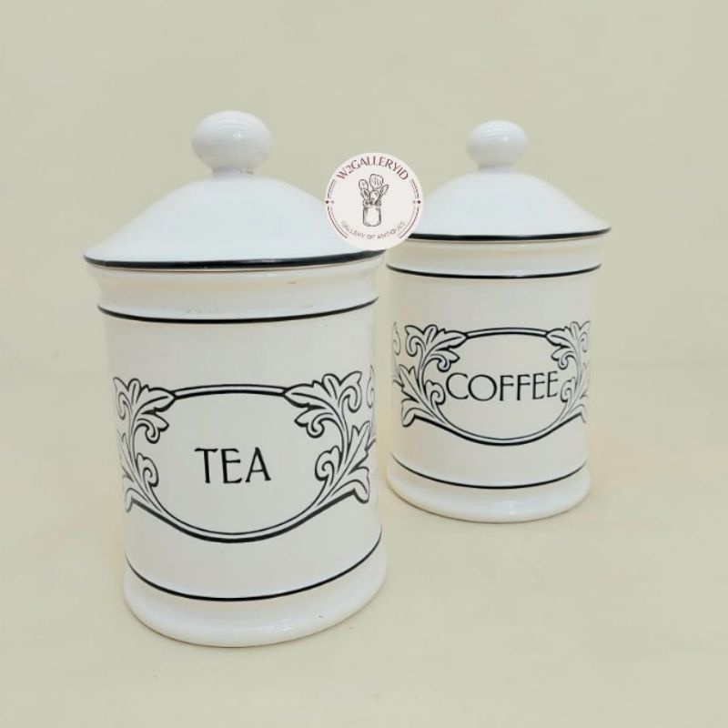 Hornsea Pottery/wadah kopi & teh/tempat kopi & teh keramik/wadah keramik england