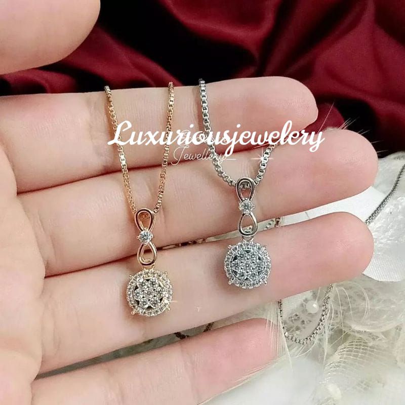 Luxuriousjewelery- Kalung Replika Berlian Eropa