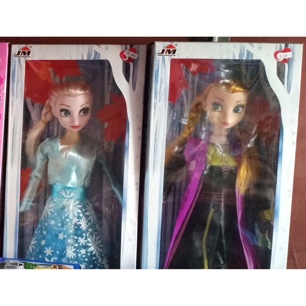 boneka frozen barbie dus elsa ana murah per pcs
