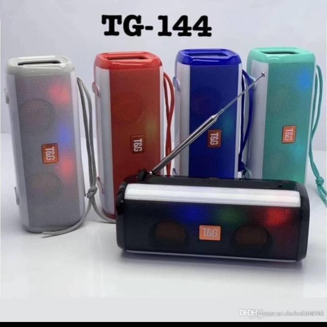 Speaker Bluetooth T&G tg144 original superbass wireless