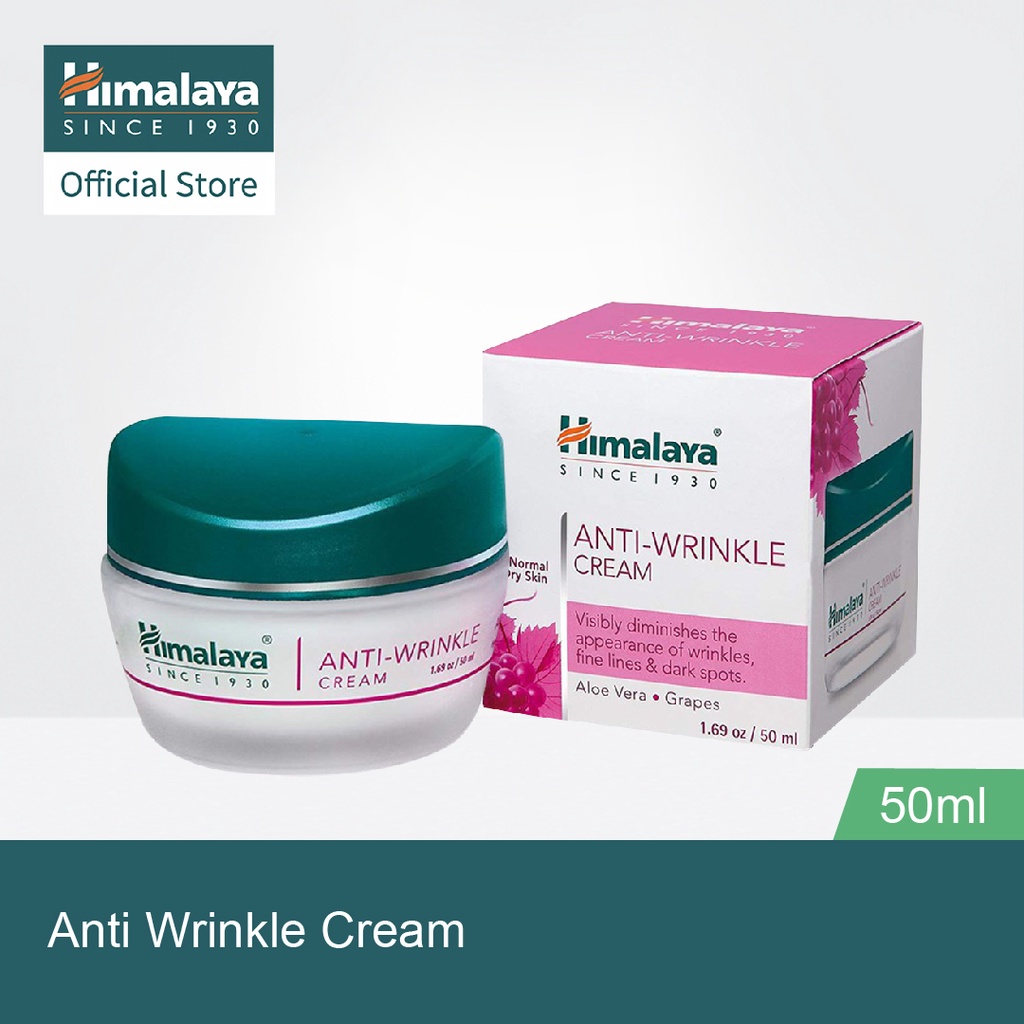 Himalaya Anti Wrinkle Cream 50ml Shopee Indonesia