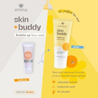 EMINA Skin Buddy Face Wash | Facial Wash Sabun Cuci Muka Micellar Water |Makeup Remover by AILIN