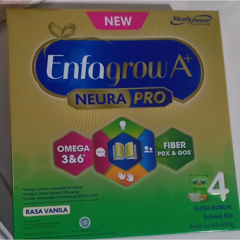 Susu Pertumbuhan Batita Enfagrow A+ 4 Vanilla 400gr