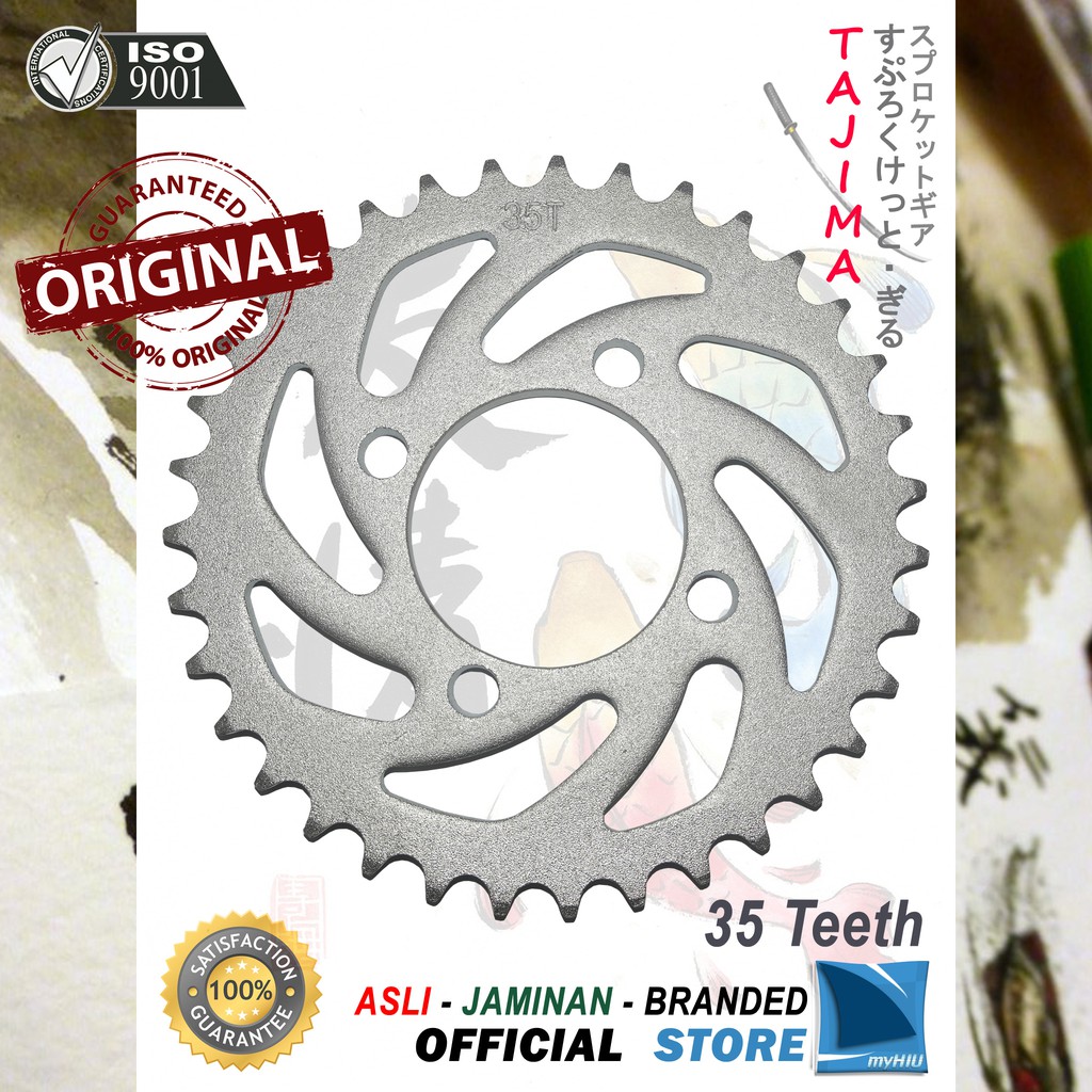 Gigi Tarik 28T ~ 39T SUZUKI Smash / New, Arashi, Titan Gir Belakang - Rear Sprocket Gear TAJIMA