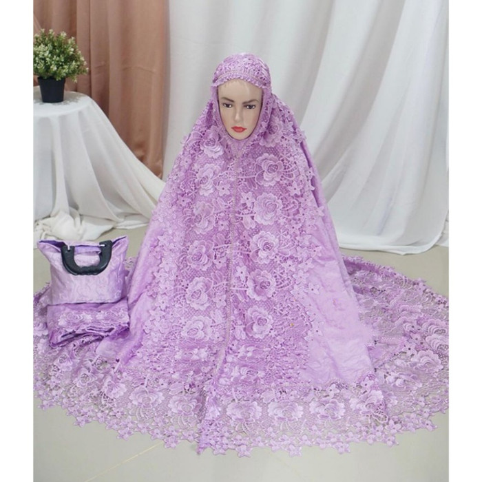 TERLARIS MUKENA DEWASA SUTRA PARIS PRADA WARNA2