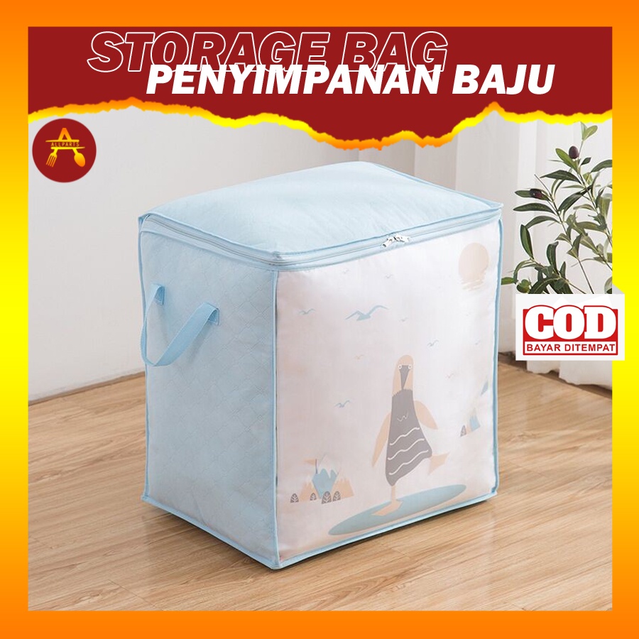 Box Kotak Tas Tempat Penyimpanan Baju Bayi Selimut Serbaguna Storage Bag 34 Jumbo Box Wadah Penyimpanan Serbaguna