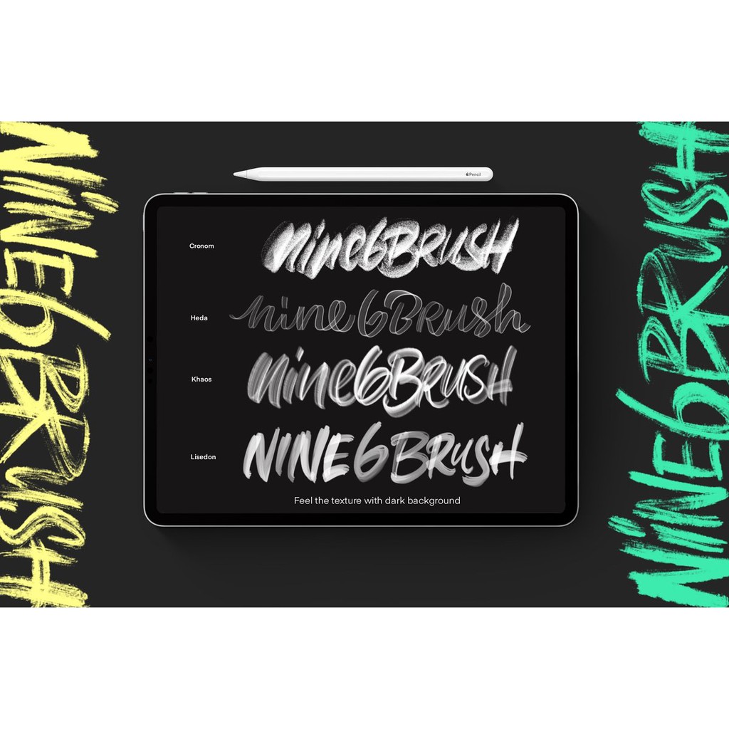 Procreate Brush - Nine 6 Lettering Brush Vol. 2 for Procreate