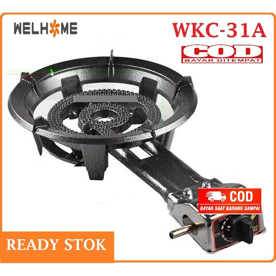 Kompor Gas WELHOME WKC-31A Kompor Cor Kompor Gas Komersial Kompor Cor