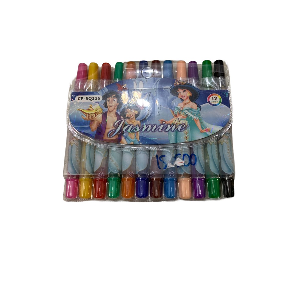 

crayon putar 12 warna pendek cp-sq12s