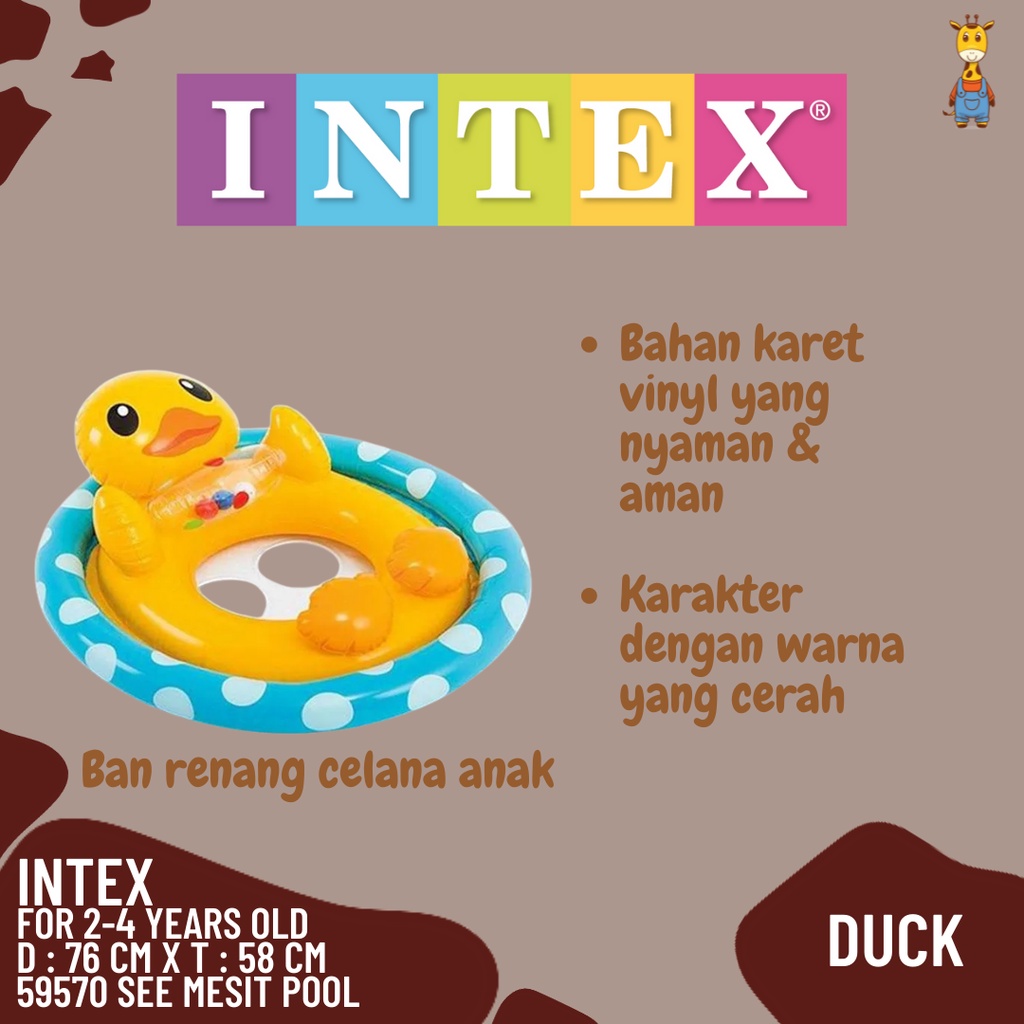 Intex 59570 See Mesit Pool - Pelampung Ban