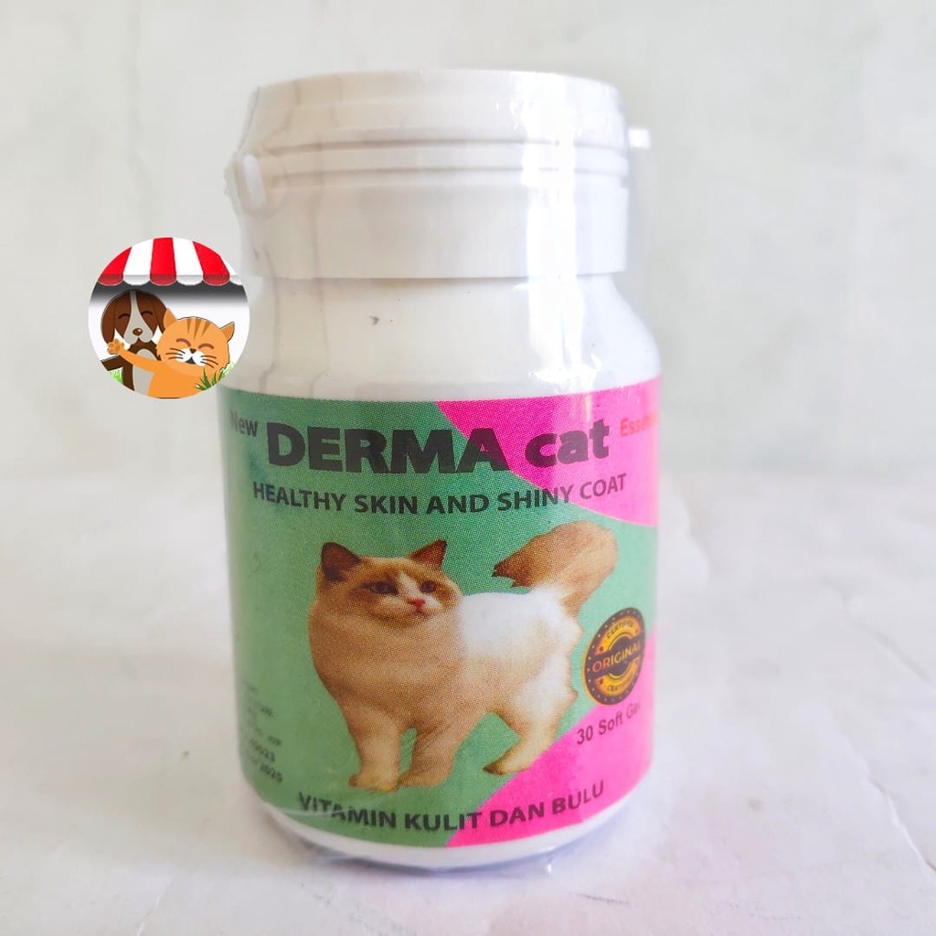 DERMA Cat - Vitamin Kulit dan Bulu Kucing Anti Rontok Bulu Mengkilap