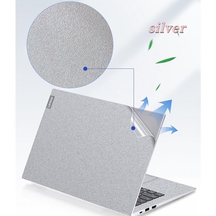 Stiker Skin Vinyl Transparan Warna Hitam Polos Untuk Laptop Lenovo Ideapad 5 Slim 5 15 '' 15.6 &quot;15iil05 15are05 15iil05 15are0521 Air 2015