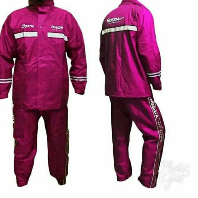 ペ Jas Hujan Rosida Sporty Japan R882 / R 882 ORIGINAL  PRODUCT Bahan Parasut Atau Taslan Lebih Tebal
