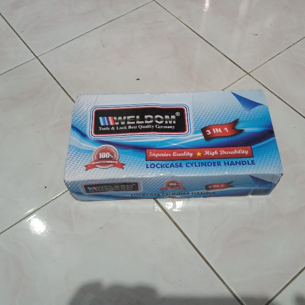 Kunci Pintu Set Besar 703 - Gold & Nikel Plate . Gp & Np . Weldom