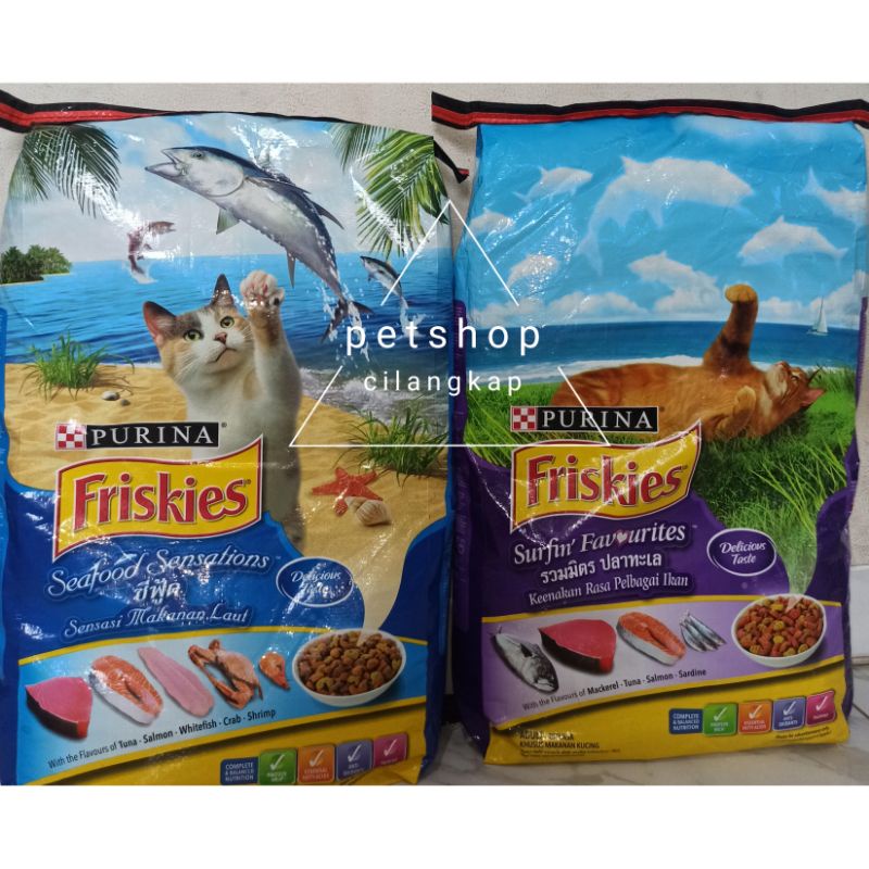 friskies cat 7kg makanan kucing friskis catfood