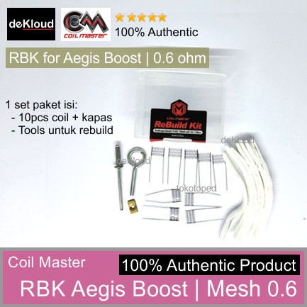 Coil Master RBK for Aegis Boost 0.6 ohm Coil | Rebuild Kit 0,6