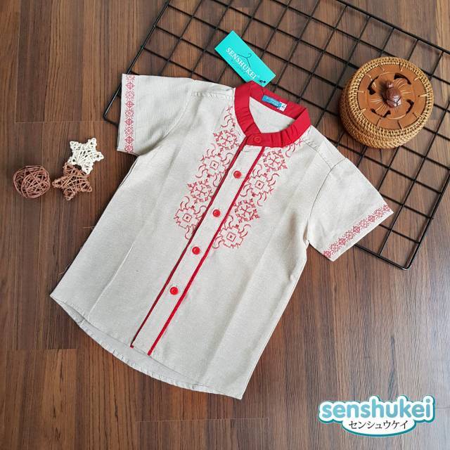 2-6th / BAJU KEMEJA KOKO ANAK LAKI / KEMEJA LEBARAN ANAK REMAJA COWOK / BAJU KOKO LEBARAN ANAK COWOK