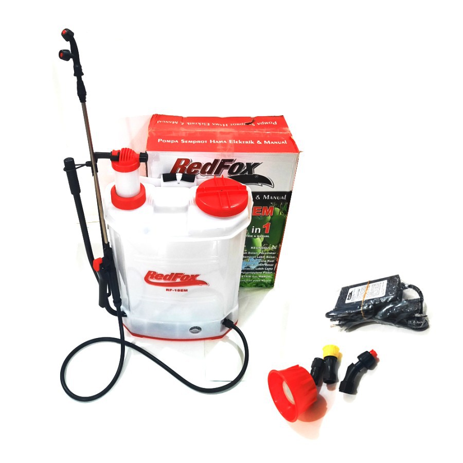 ALAT SEMPROT HAMA MANUAL DAN ELEKTRIK 18 L REDFOX 2 IN 1 HAND SPRAYER 2 FUNGSI
