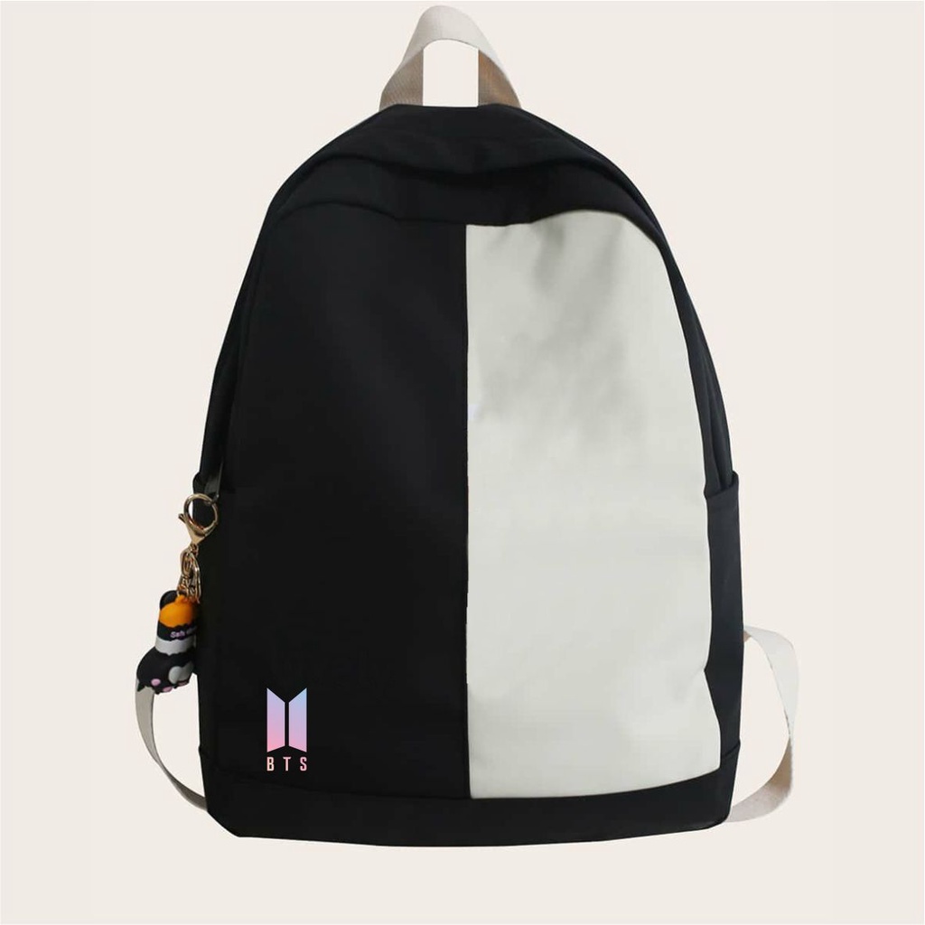 PVJ Tas Sekolah Korean Style Ransel BTS Simpel Kekinian