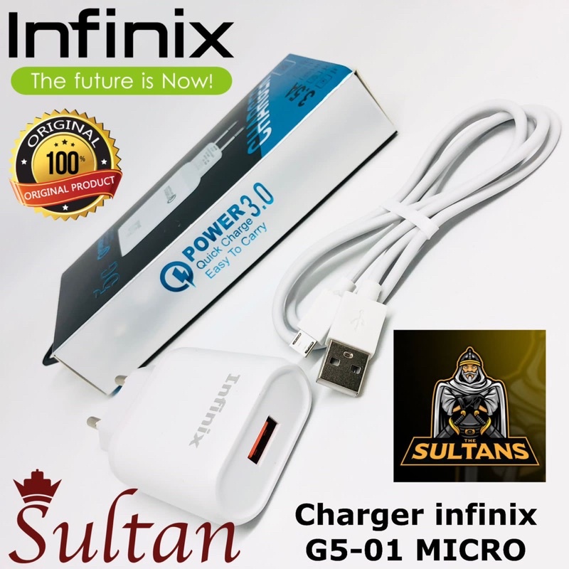 TRAVEL CHARGER INFINIX MICRO G5-01 POWER 3.0 PROMO SEN